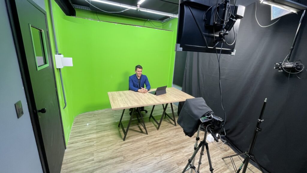 estúdio para vídeo