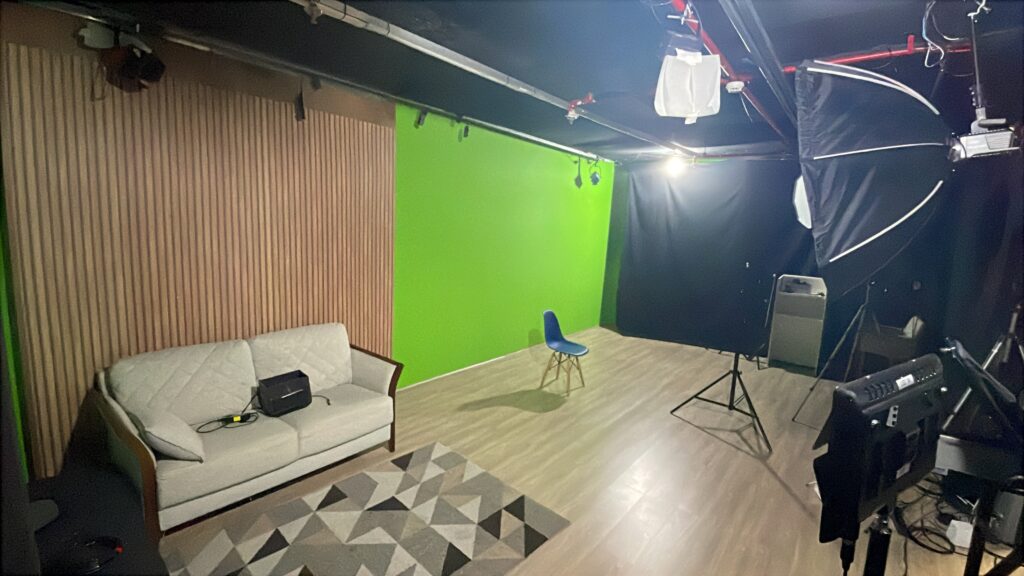estúdio para vídeo